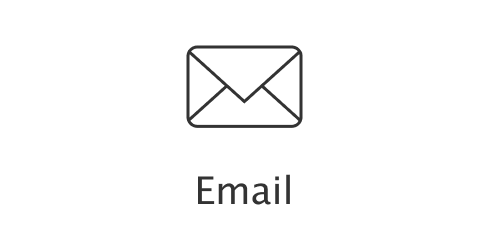An icons of an envelope signifying an Email 