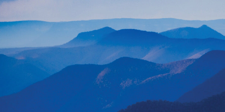 A landscape image of mountains used for our Nerolina Essential Oil